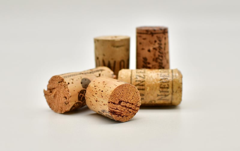 Wine Cork Keychains